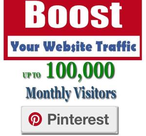 100000 Pinterest Visitors To Your Website - Social Web Traffic