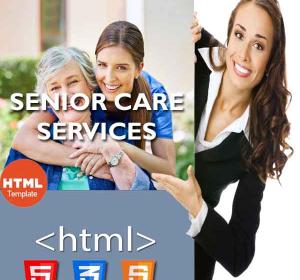 SENIOR CARE SERVICES | Full HTML Website Template- Senior Care Center website